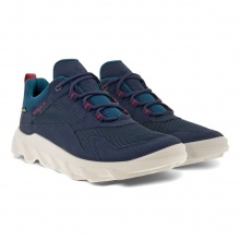 ECCO Wanderschuhe MX Low GTX (strapazierfähige Sohle, wasserdicht) dunkelblau Damen